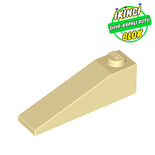 LEGO® 4 x 1 18 Derece Eğimli Parça Bej Sıfır