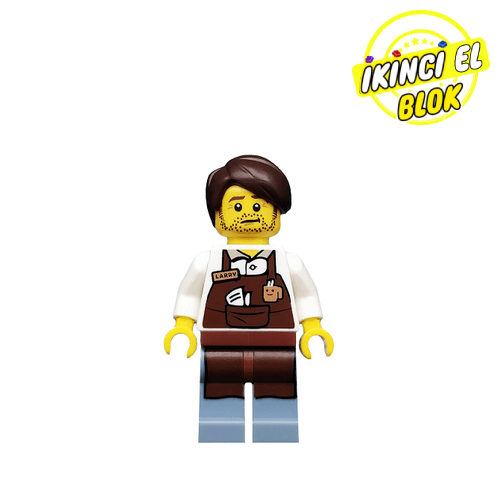 LEGO® Minifigür Larry the Barista (CMF) İkinci El