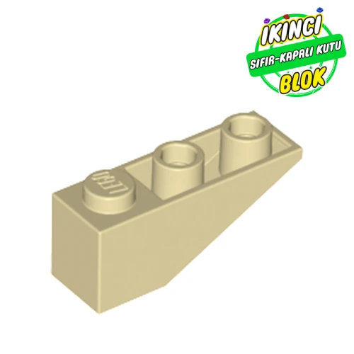 LEGO® Slope Inverted 34° 3 x 1 without Internal Stopper Bej Sıfır