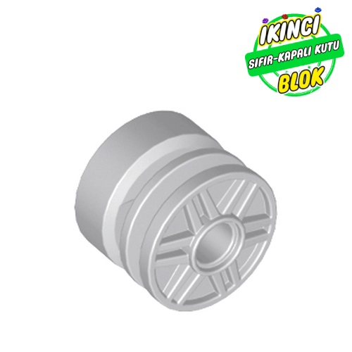 LEGO® 18mm x 14mm Pim Girişli Jant Açık Mavimsi Gri Sıfır