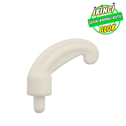 LEGO® Küçük Minifigür Kask Tüyü Beyaz Sıfır