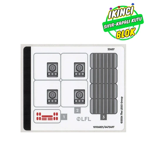 LEGO® Sticker Sheet for Set 75387-1 Renk Yok / Herhangi Bir Renk Sıfır