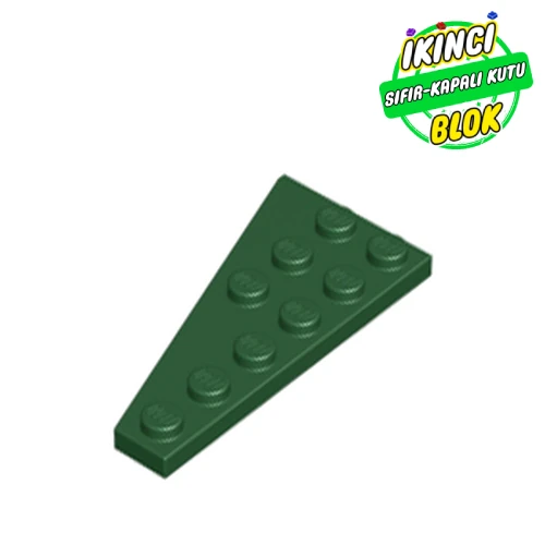 LEGO® Wedge Plate 6 x 3 Right Koyu Yeşil Sıfır