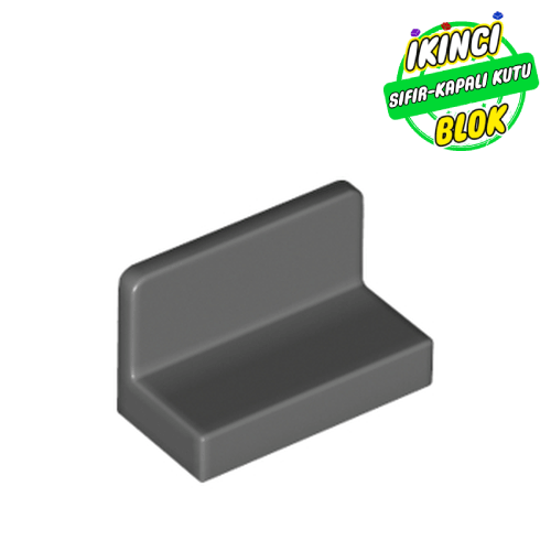 LEGO® 1 x 2 x 1 Panel Koyu Mavimsi Gri Sıfır