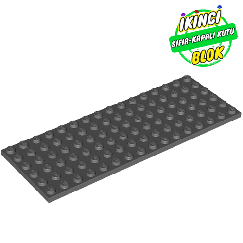 LEGO® 6 x 16 Plaka Koyu Mavimsi Gri Sıfır