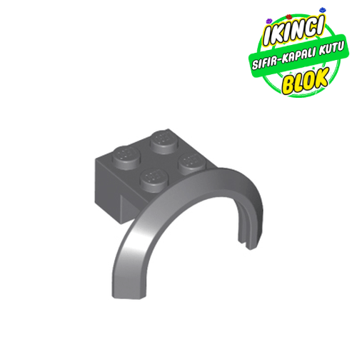 LEGO® 4 x 2 1/2 x 1 2/3 Kavisli Çamurluk Koyu Mavimsi Gri Sıfır