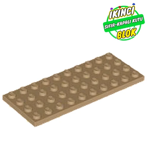 LEGO® Plate 4 x 10 Koyu Bej Sıfır