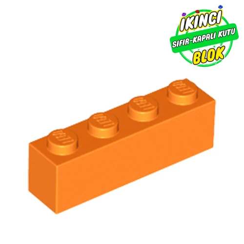 LEGO® Brick 1 x 4 Turuncu Sıfır