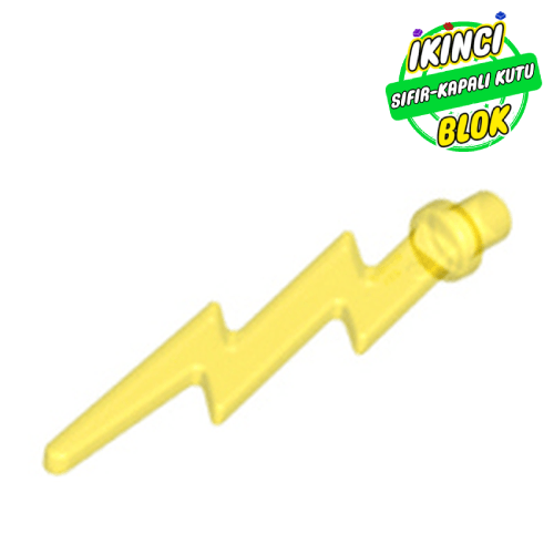 LEGO® Çubuk Çıkışlı Elektrik Görseli Şeffaf Sarı Sıfır