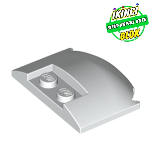 LEGO® 3 x 4 x 2/3 Kavisli Kaput Beyaz Sıfır