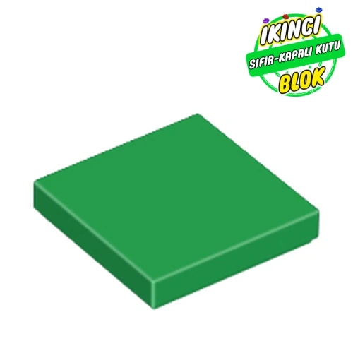 LEGO® Tile 2 x 2 with Groove Yeşil Sıfır