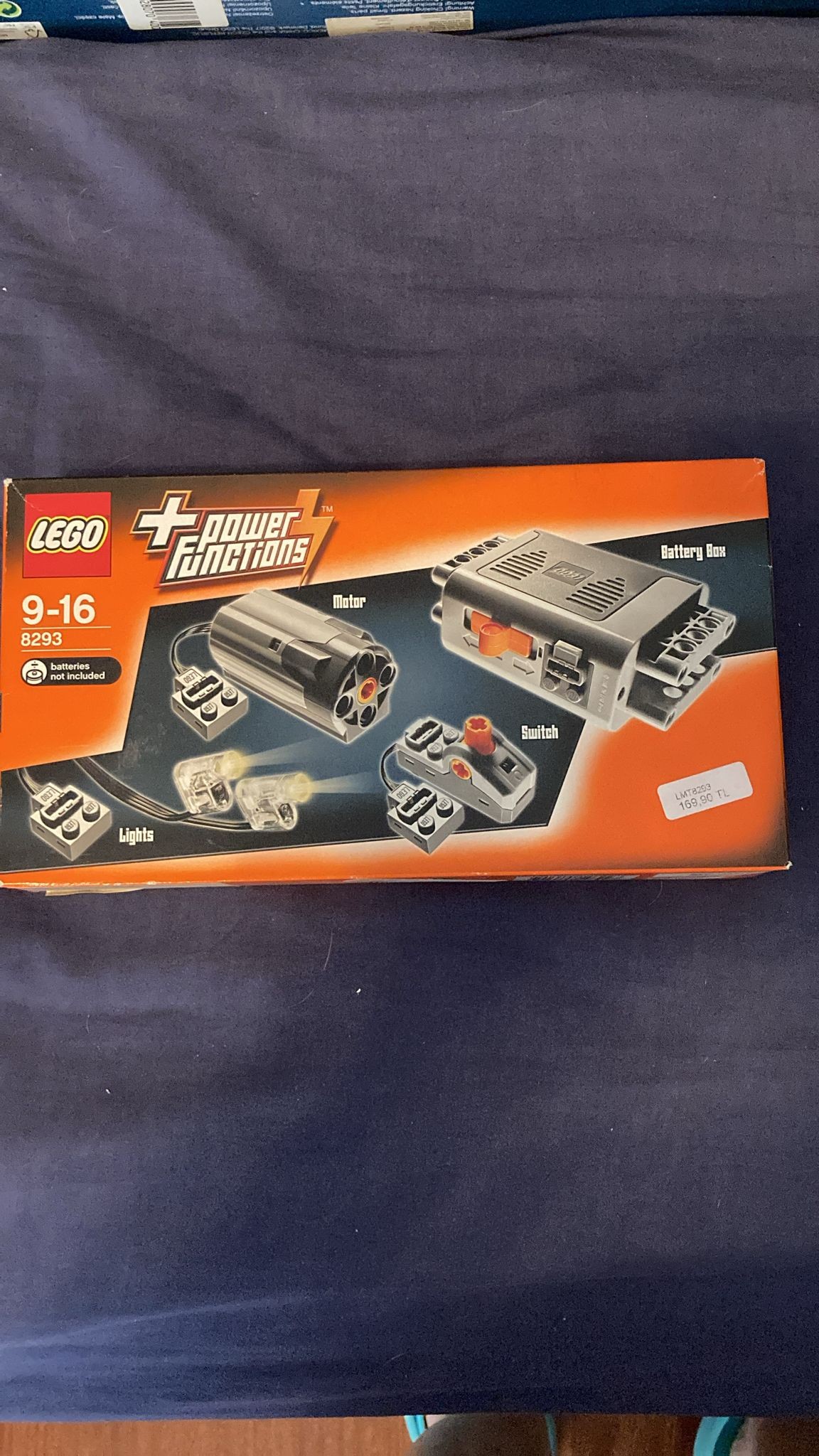 8293 LEGO® Power Functions Motor Set Sıfır Kapalı Kutu