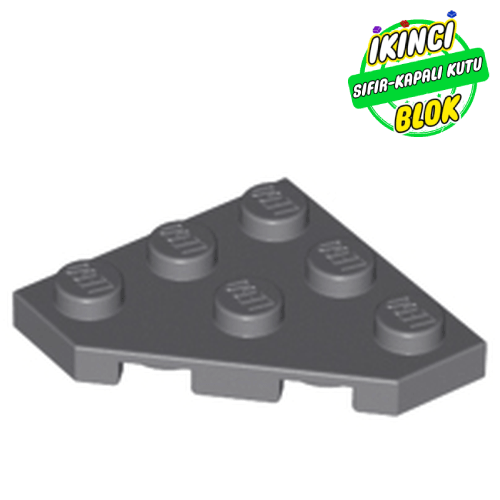 LEGO® 3 x 3 Kesit Köşeli Plaka Koyu Mavimsi Gri Sıfır
