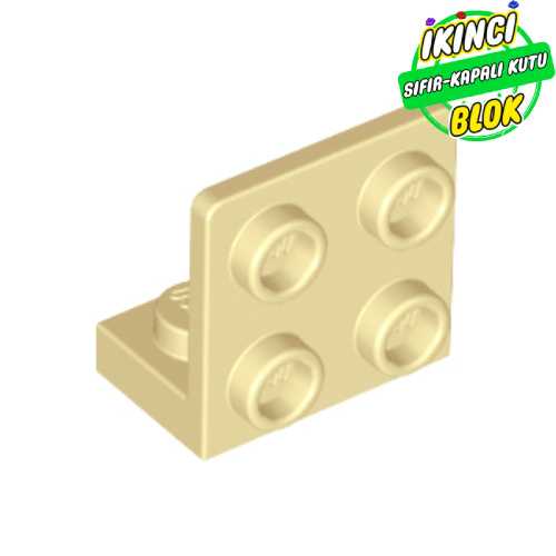 LEGO® 1 x 2 ve 2 x 2 Ters yönlü Bağlantı Bej Sıfır