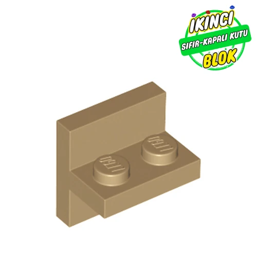 LEGO® 2 x 2 ve 1x2 Merkezli Bağlantı Koyu Bej Sıfır