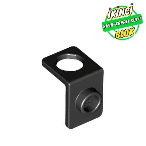 LEGO® Minifig Neckwear Bracket [One Stud] Siyah Sıfır