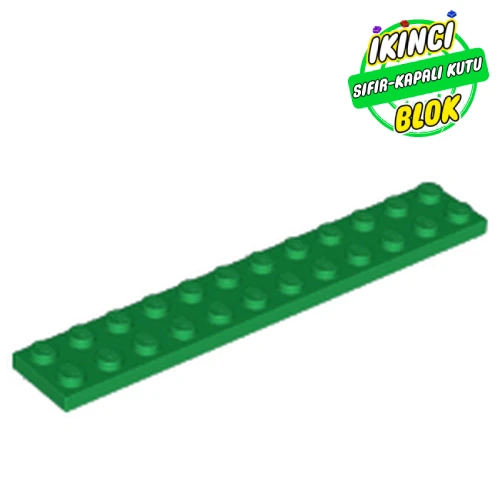 LEGO® Plate 2 x 12 Yeşil Sıfır