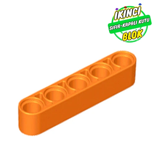 LEGO® 1 x 5 Liftarm Kalın Turuncu Sıfır
