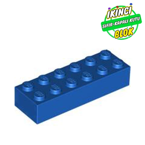 LEGO® Brick 2 x 6 Mavi Sıfır
