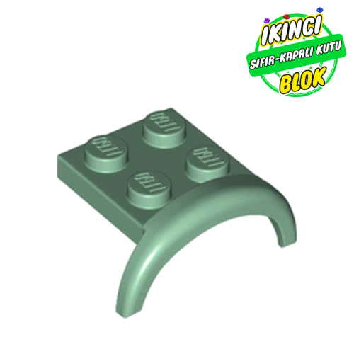 LEGO® 3 x 3 x 1 Kiriş Araç Tamponu Kum yeşili Sıfır