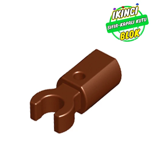LEGO® Bar Holder with Clip Kırmızımsı Kahverengi Sıfır