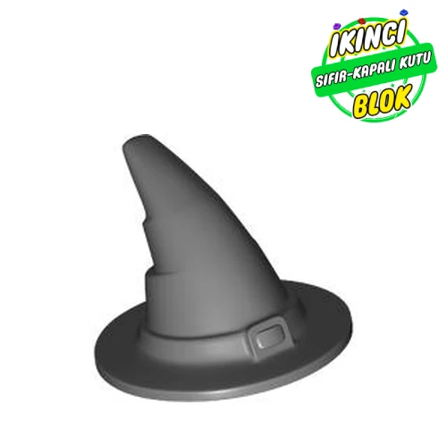 LEGO® Hat, Wizard Koyu Mavimsi Gri Sıfır