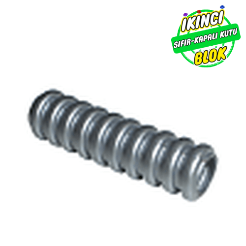 LEGO® 7mm 3L Hortum Metalik Gümüş Sıfır