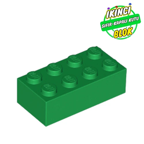 LEGO® 2 x 4 Tuğla Yeşil Sıfır