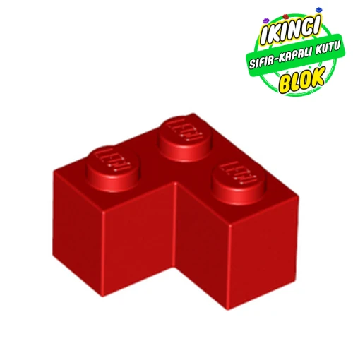LEGO® Brick 2 x 2 Corner Kırmızı Sıfır