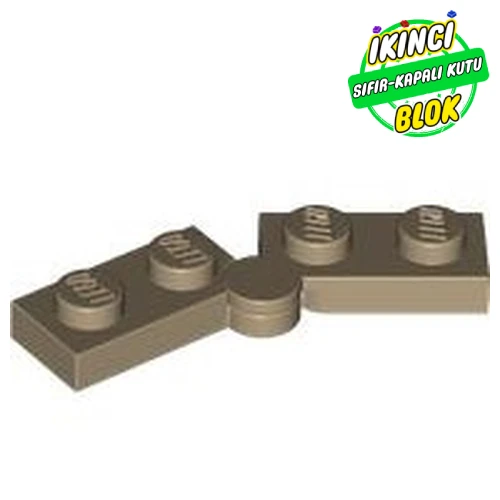 LEGO® 1 x 4 Birleşik Menteşe (2429 ve 2430) Koyu Bej Sıfır