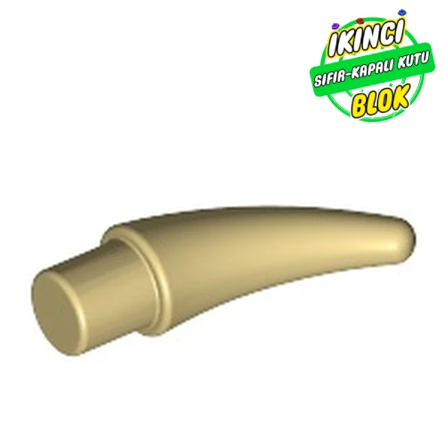 LEGO® Animal Body Part, Barb / Claw / Tooth / Talon / Horn, Small Bej Sıfır