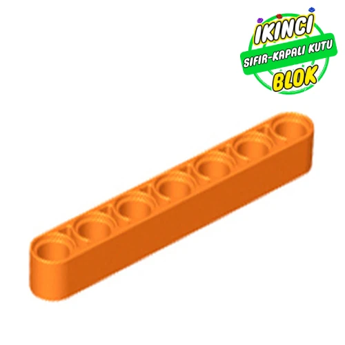 LEGO® 1 x 7 Liftarm Turuncu Sıfır
