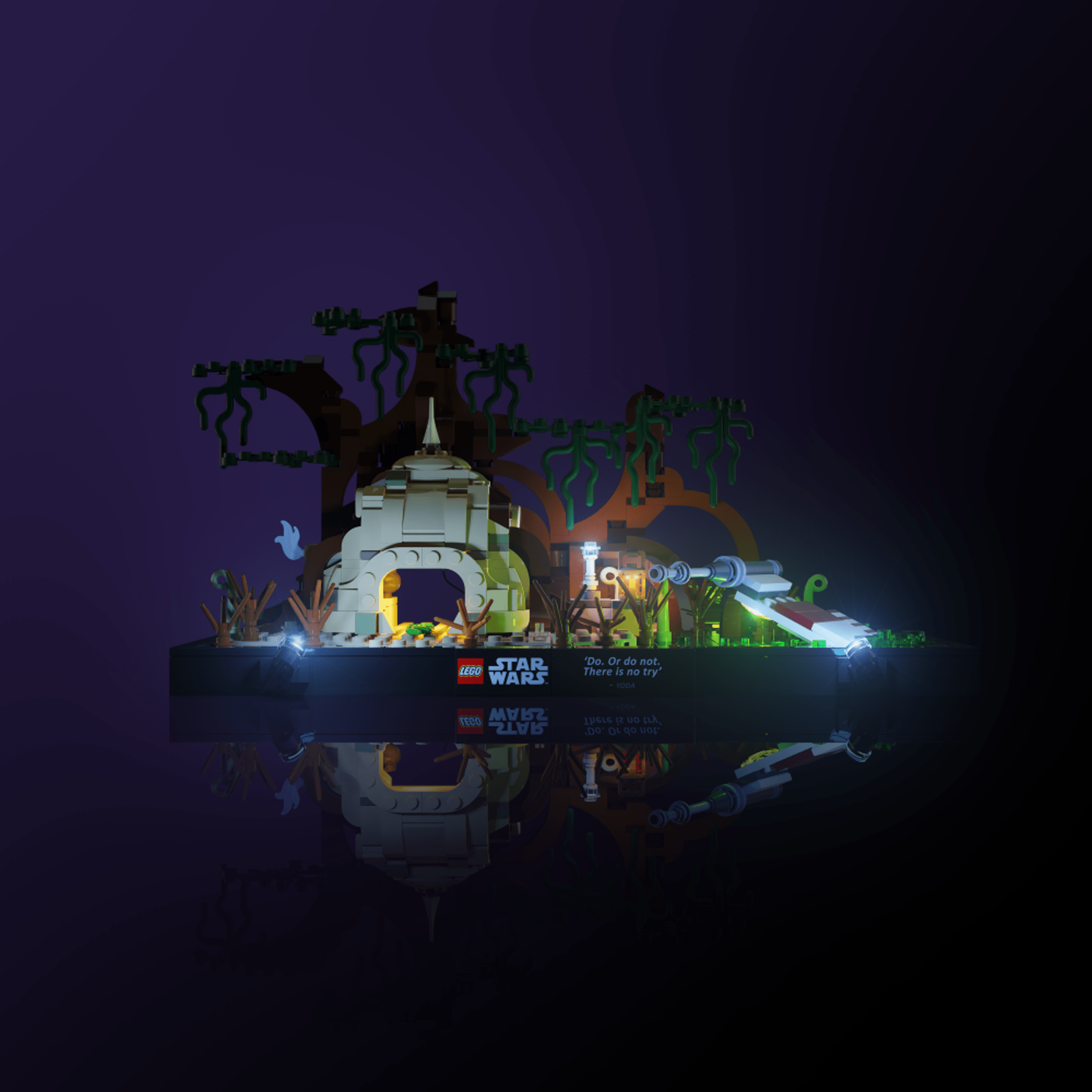 LEGO® 75330 Star Wars Dagobah Jedi Training Diorama Işık Kiti