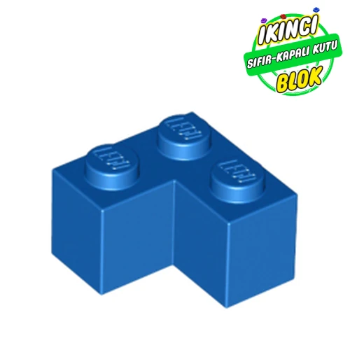LEGO® Brick 2 x 2 Corner Mavi Sıfır