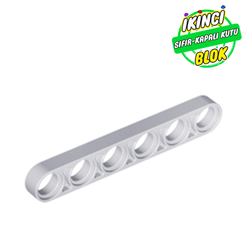 LEGO® 1 x 6 İnce Liftarm Açık Mavimsi Gri Sıfır