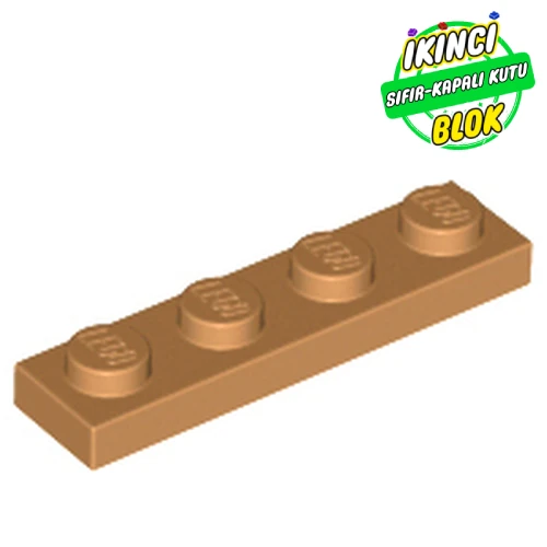 LEGO® 1 x 4 Plaka Orta Karamel Sıfır
