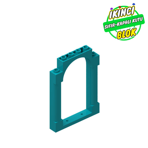LEGO® 1 x 6 x 7 Kapı Kirişi Koyu Turkuaz Sıfır