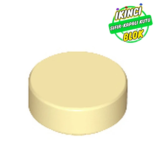 LEGO® Tile Round 1 x 1 Bej Sıfır