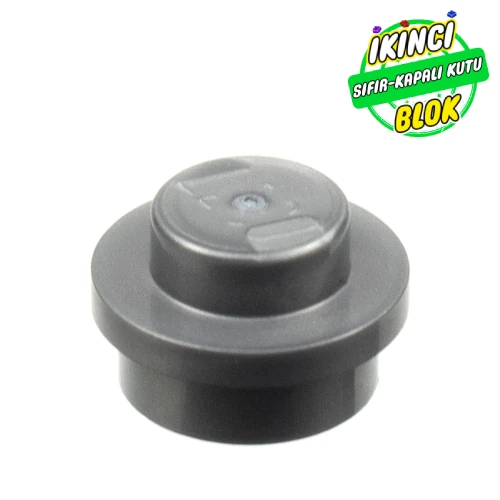 LEGO® Plate Round 1 x 1 with Solid Stud Mat Gümüş Sıfır