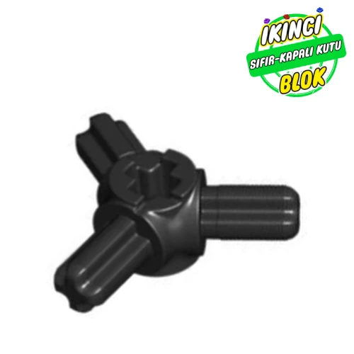 LEGO® 3 Akslı Technic Bağlayıcı Siyah Sıfır