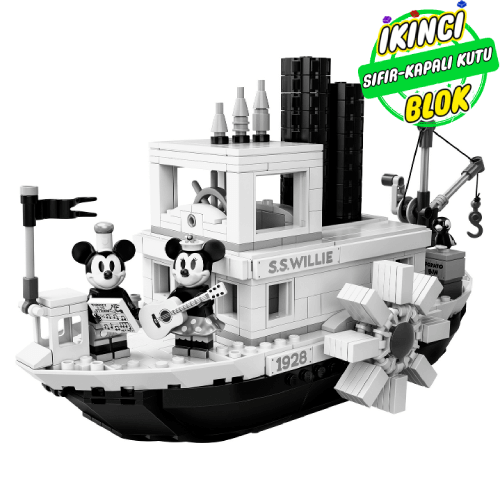 21317 LEGO® Steamboat Willie Sıfır Kapalı Kutu