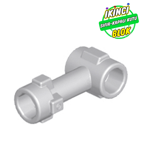 LEGO® 1L Bar girişli 2 Studlı Bağlayıcı Çubuk Açık Mavimsi Gri Sıfır