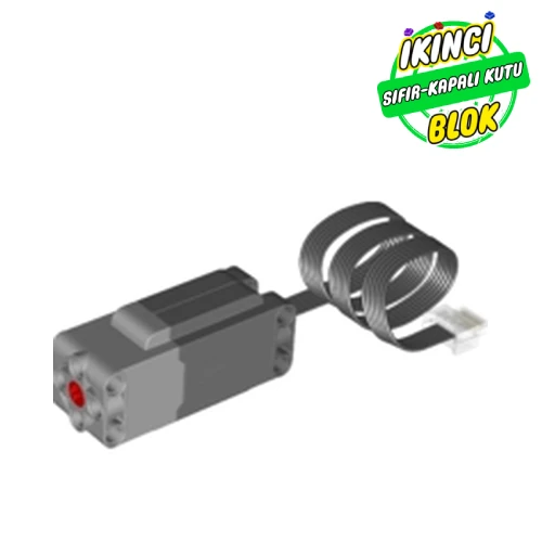 LEGO® L Motor Koyu Mavimsi Gri Sıfır