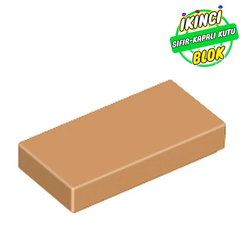 LEGO® Tile 1 x 2 with Groove Orta Nugat Sıfır