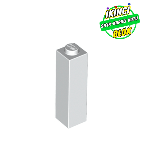 LEGO® 1 x 1 x 3 Tuğla Açık Mavimsi Gri Sıfır