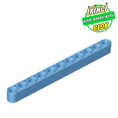 LEGO® 1 x 11 Technic Liftarm Kalın Orta Mavi Sıfır