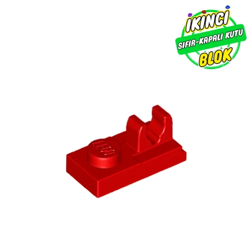 LEGO® Plate Special 1 x 2 [Top Clip] Kırmızı Sıfır