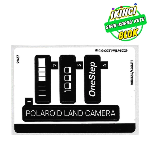 LEGO® Sticker Sheet for Set 21345-1 Renk Yok / Herhangi Bir Renk Sıfır