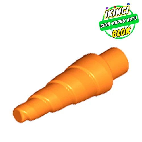 LEGO® Creature Body Part, Horn (Unicorn) Turuncu Sıfır