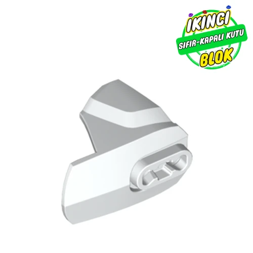 LEGO® Large Figure Limb Cover, Size 4, Armor with Ball Joint Socket Beyaz Sıfır